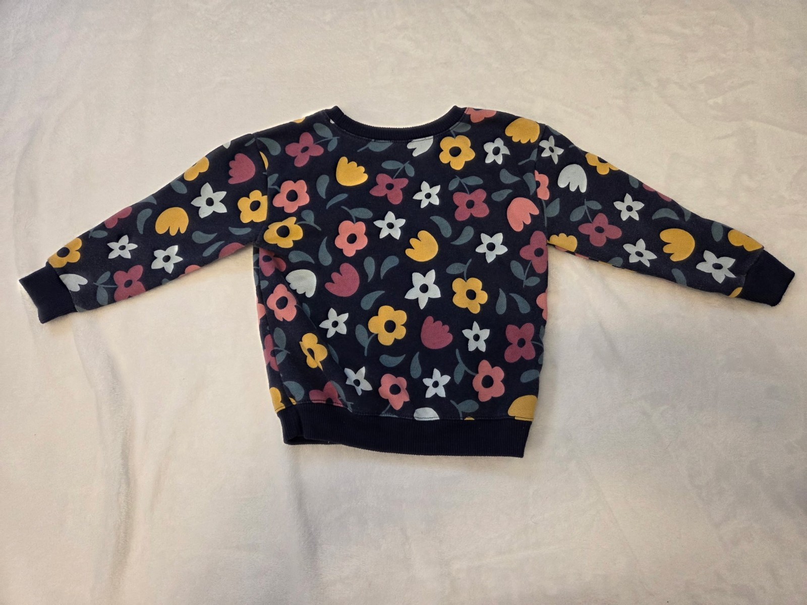 Girls 2T 3Y Clothing Bundle 071-Mermaid Top Floral Sweatshirt Jeggings 3 Pce Lot