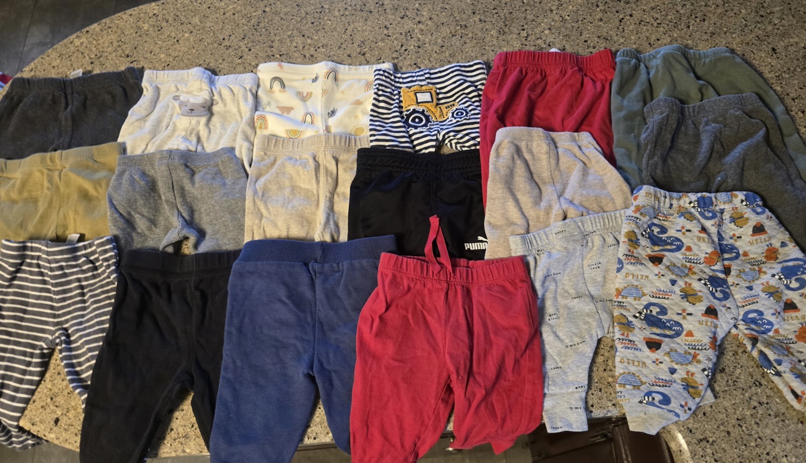 Baby Boy Clothing Lot NB 0-3 Months 60 Pieces Winter Spring