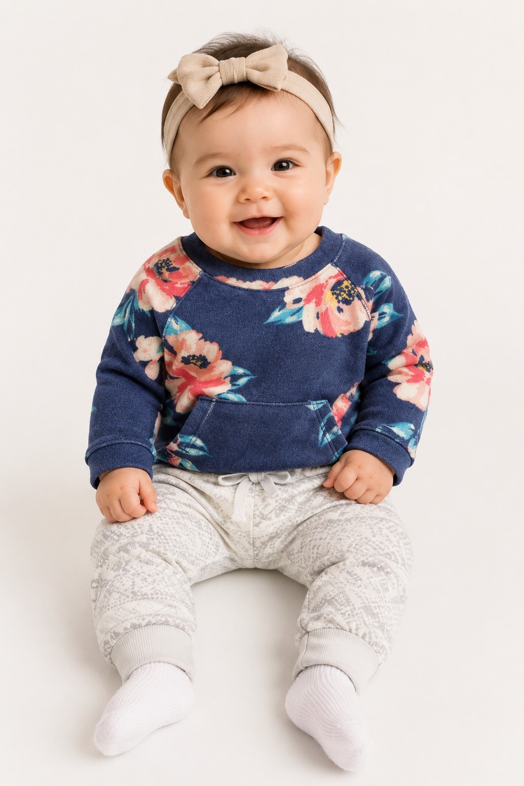 Carter’s Baby Girls’ 2 Piece Pullover Top & Fair Isle Joggers Set 6 Months