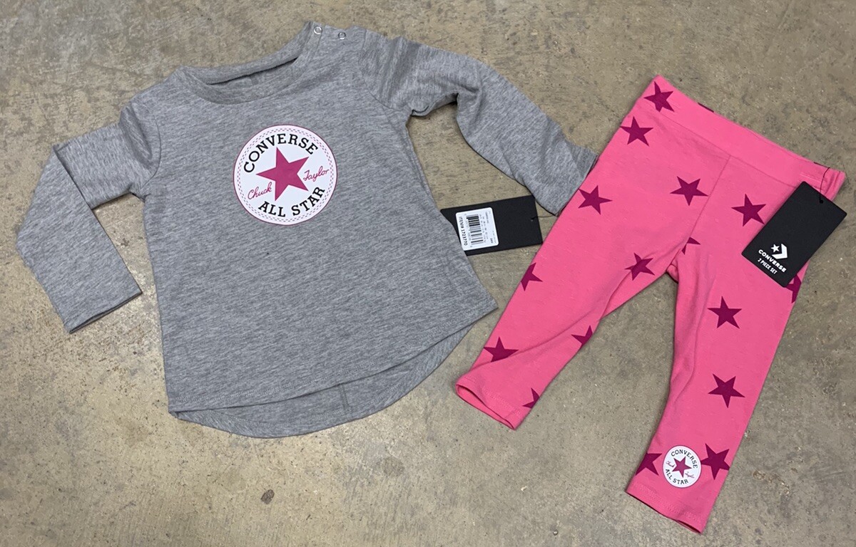 Converse All Star 2 Piece Set New With Tags Size 24 Months