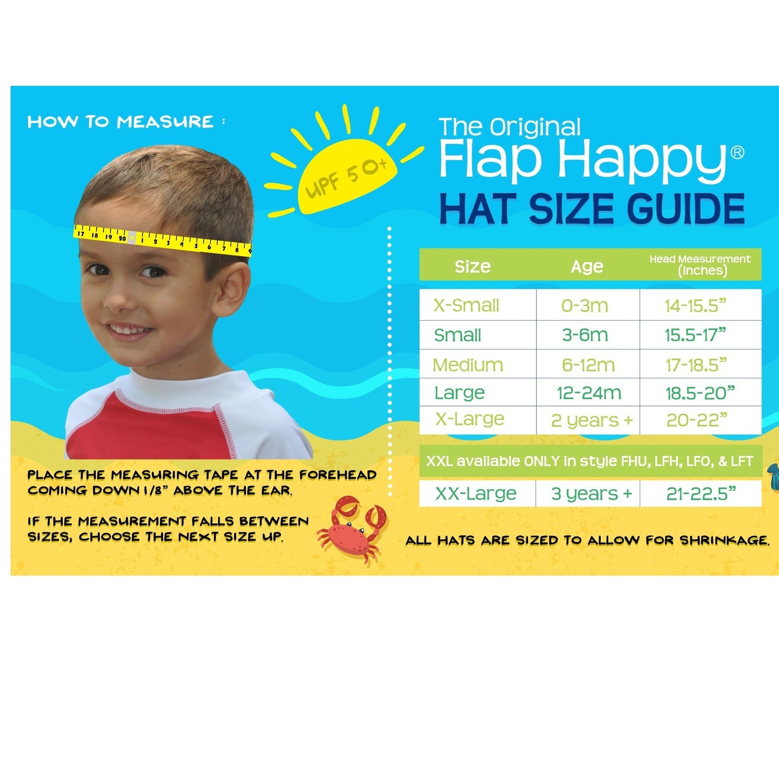 FLAP HAPPY sun hat swim bottoms diaper cover red orange yellow floral S M, chart