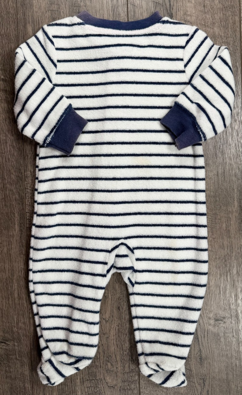Baby Boy Clothes Carter’s 3 Month Terry Cloth Crab Footed Outfit