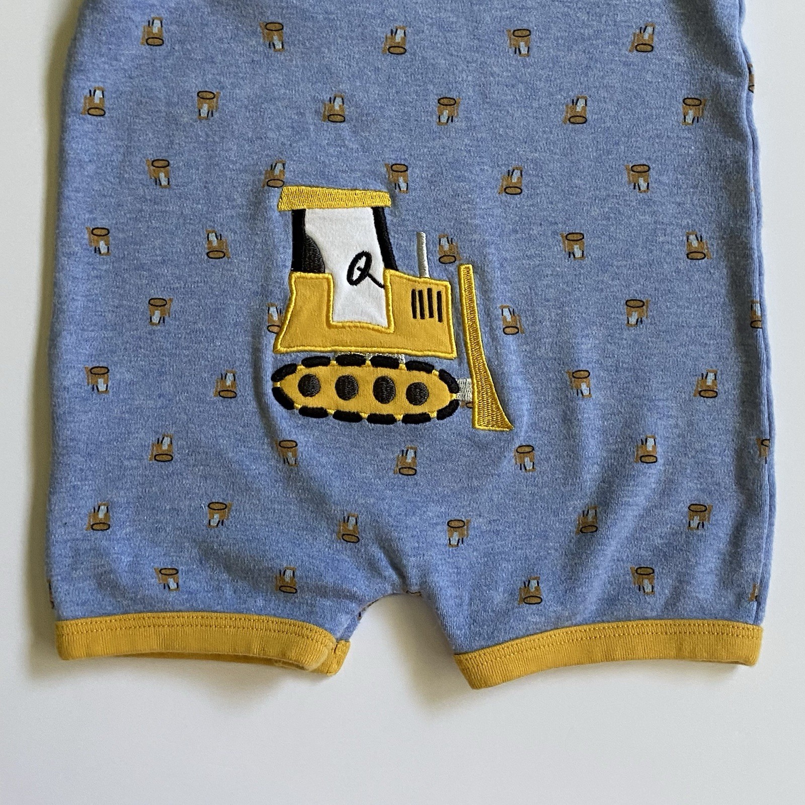 John Deere Baby Outfit Size 3 6 Months Tractor Patch One Piece Cotton Romper