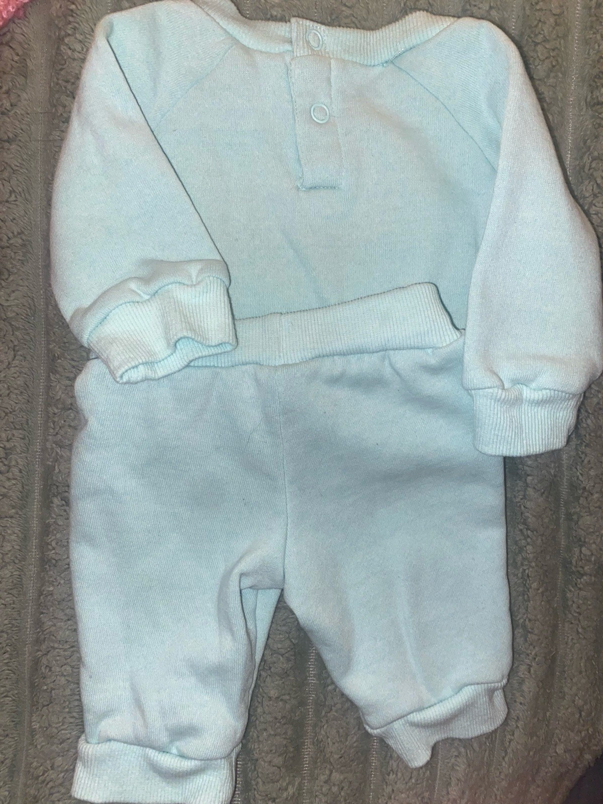 Disney Baby Minnie Mouse 2-Piece Sweatsuit Outfit Size NB