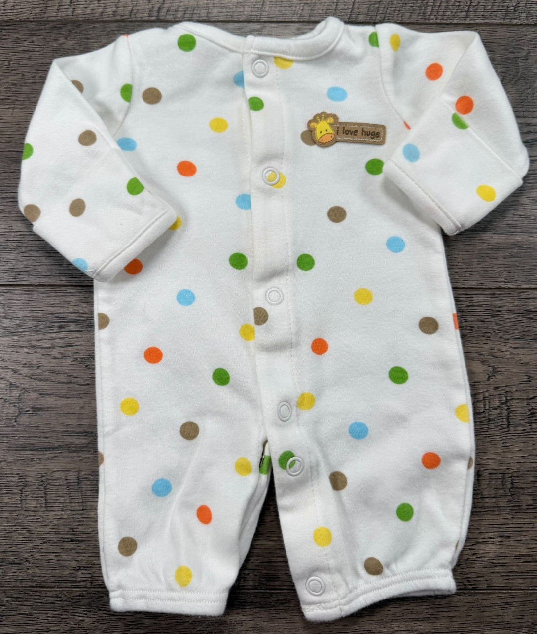Baby Girl Boy Clothes Just One Year Carter’s Preemie Giraffe I Love Hugs Outfit