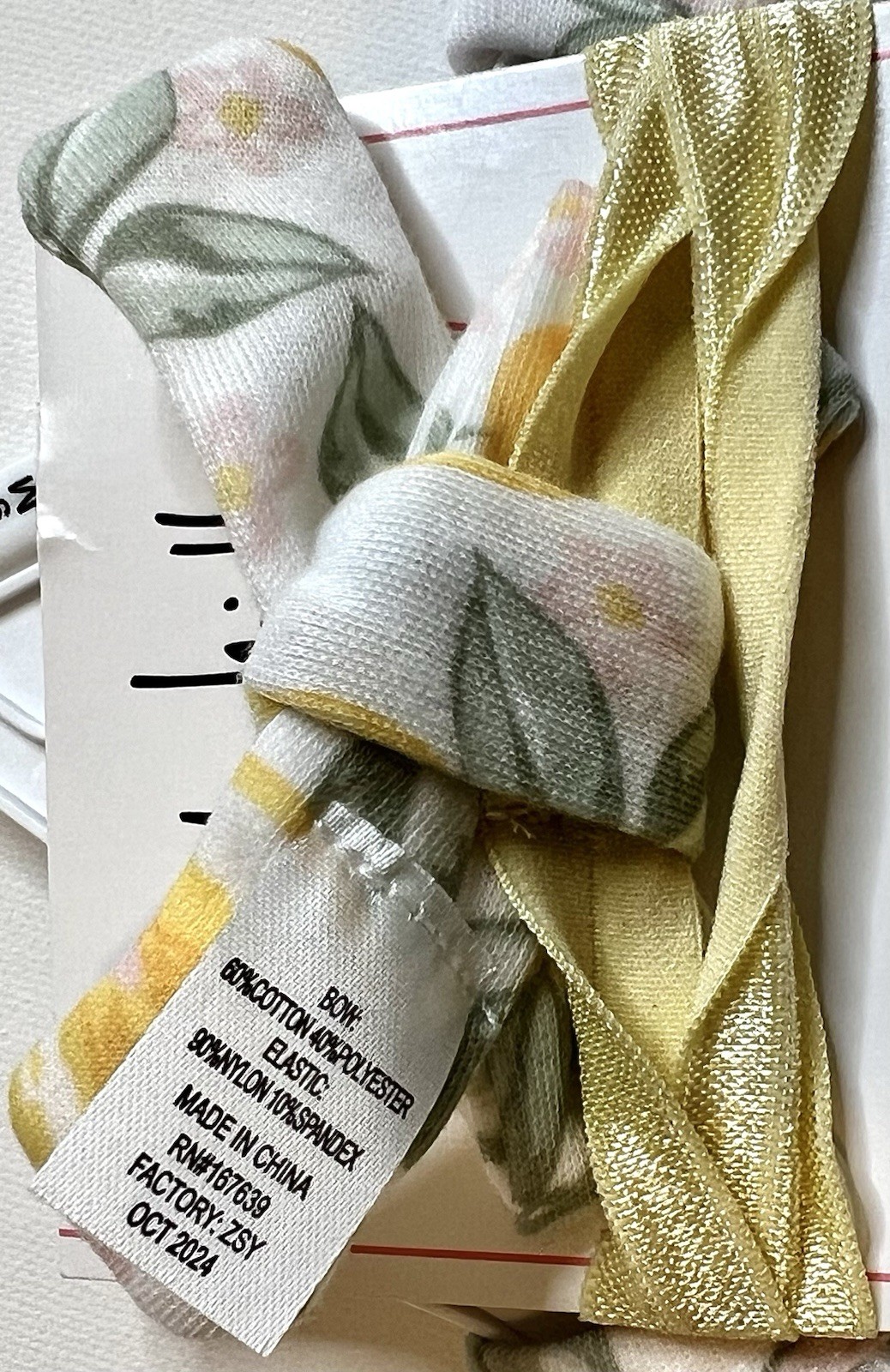 Nicole Miller Baby L/S Bodysuit & Headband 6-9 Mon Lemon Print Embroidered NWT