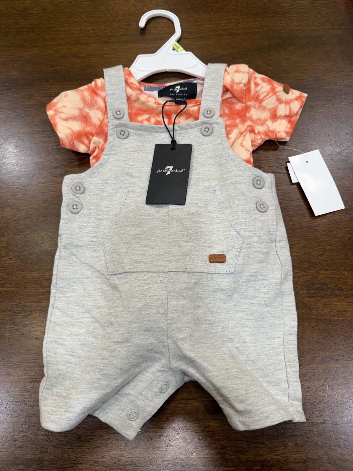 Baby 7 For All Mankind Outfit 3/6 Months NWT