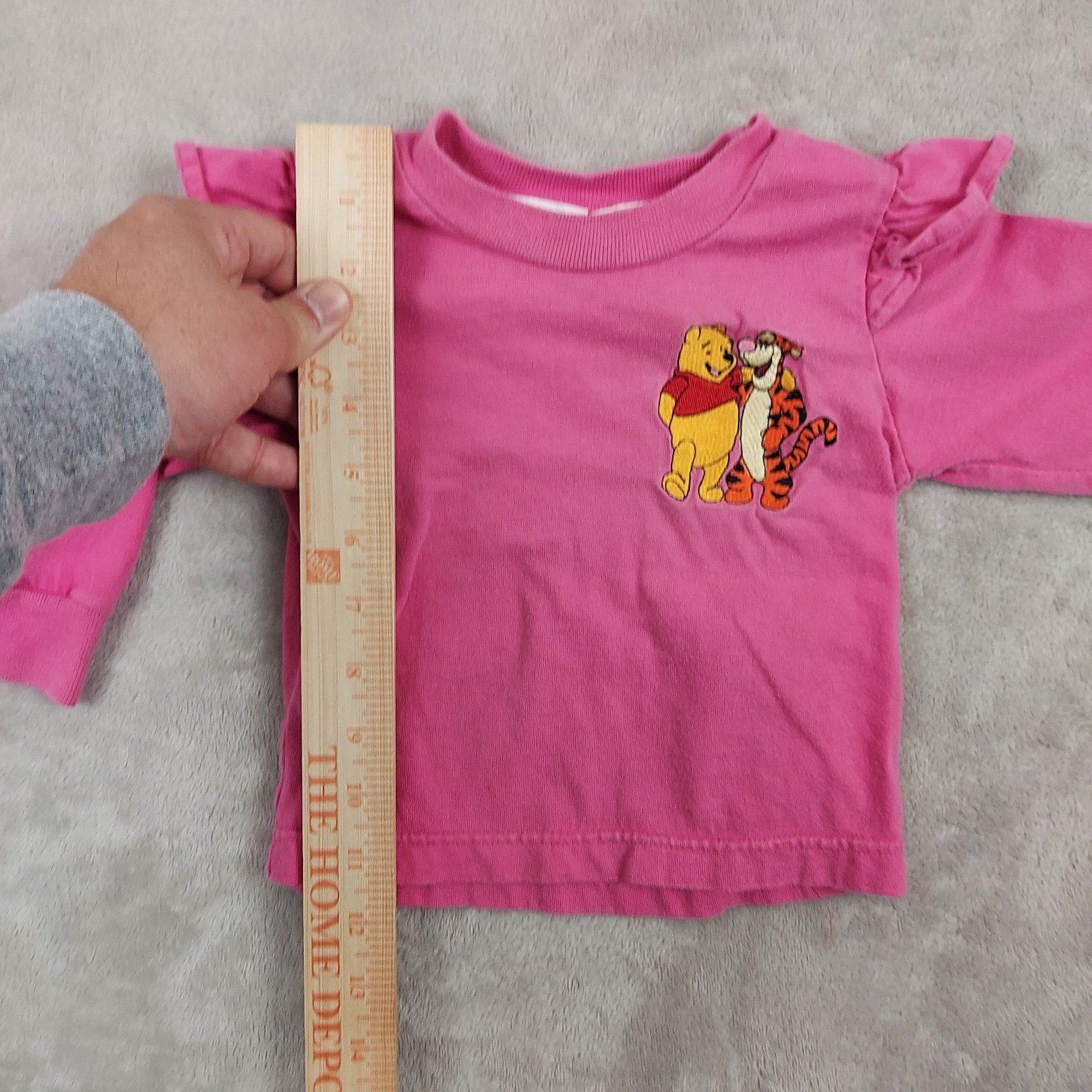 Vintage Disney Winnie the Pooh Tigger Long Sleeve Shirt Pants Set Girls Size 12M