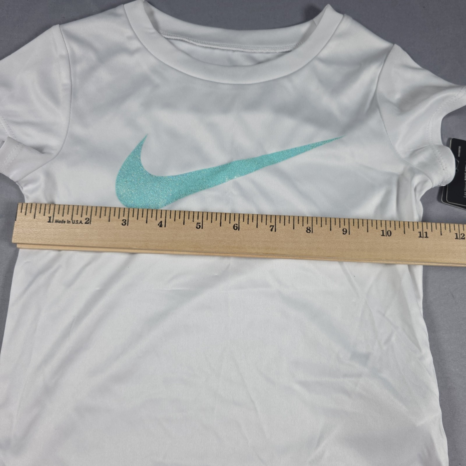 Nike Dri-Fit Little Girl’s 2-Piece Graphic Tee & Short Set 4T Sunset Pulse