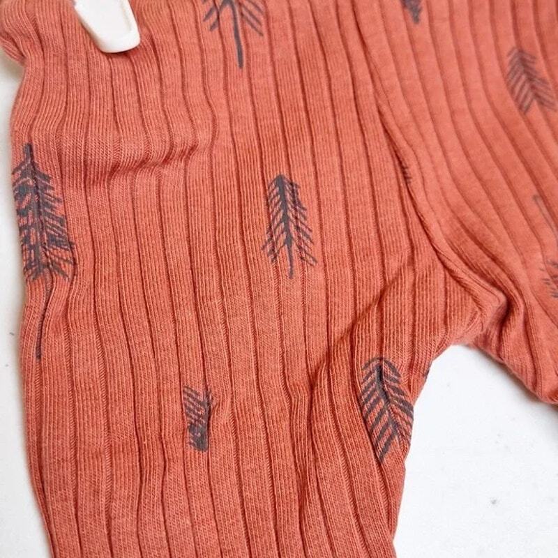NEW! Baby 2pc Quilted Pullover & Leggings Set, Rust – Boy or Girl Unisex 18 mth