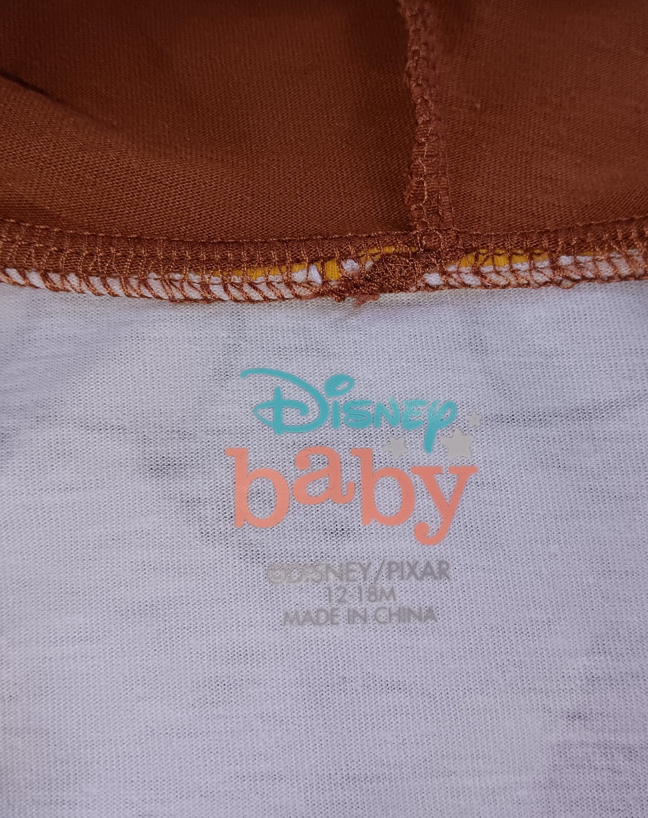 Baby Boys Disney Toy Story Sheriff Woody Costume PJ 12-18 mo NWT Hood Union Suit