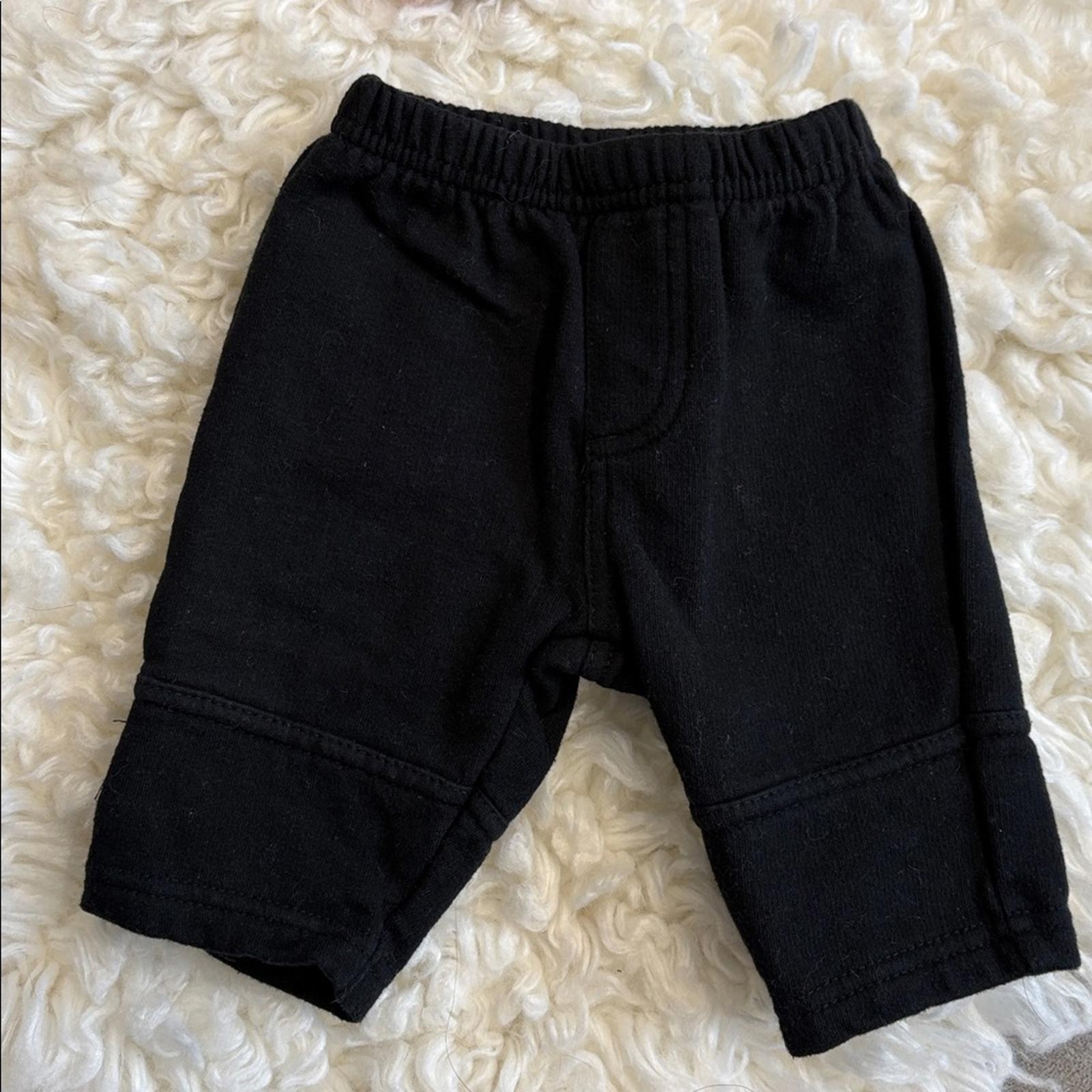 Carter’s Daddy’s Little Monster 100% Cotton Orange Black Newborn Matching Set !