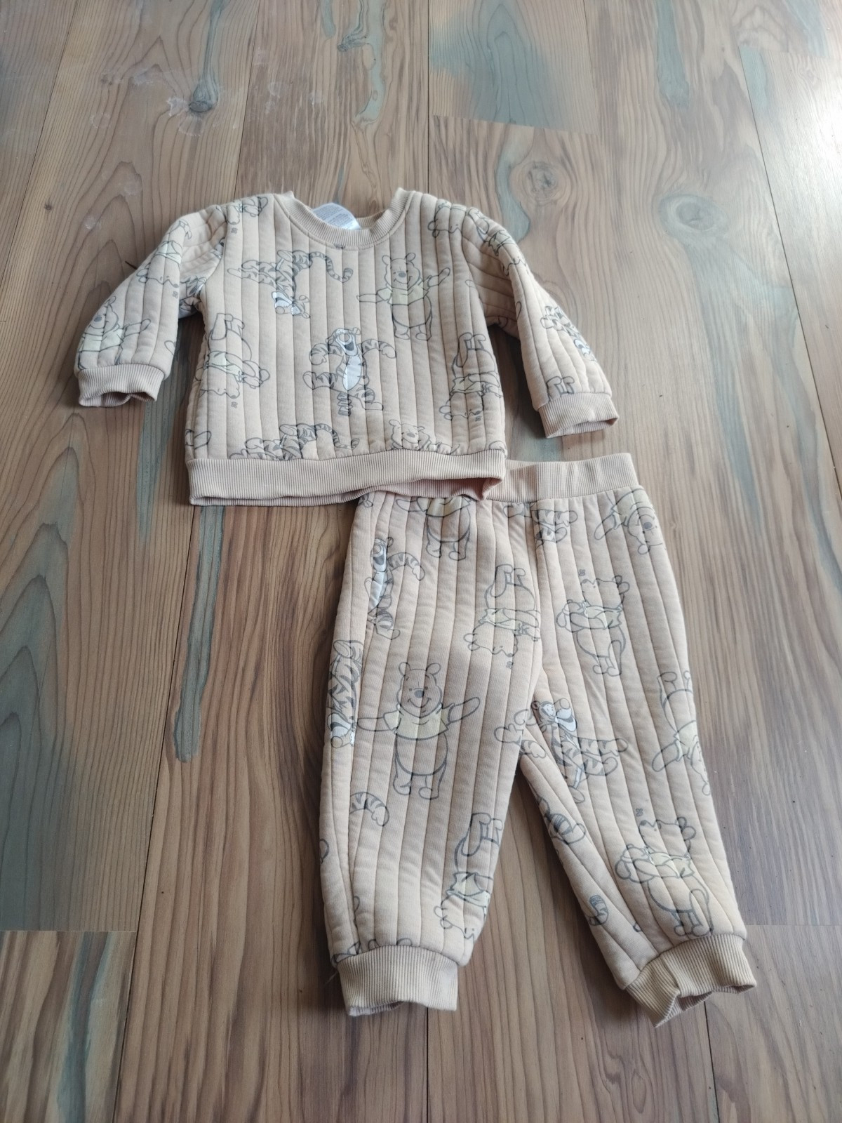Winnie The Pooh Baby Boy Quilted Jogger Set, Size 18 Months, 2p Winter Clothes