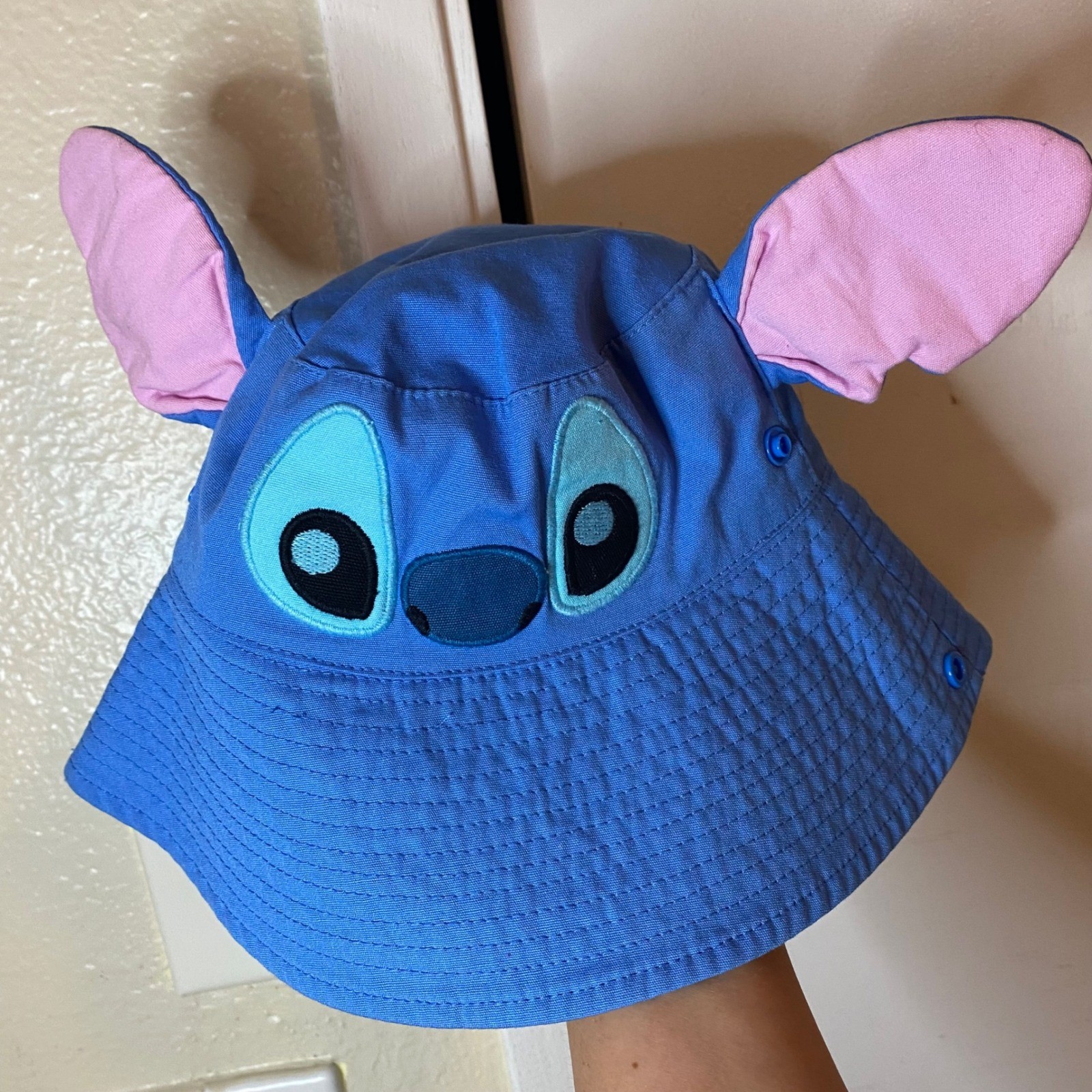 Disney Baby Stitch Bucket Hat 0-6M & Kate Mack Floral Swim Top 18M Swim Bundle