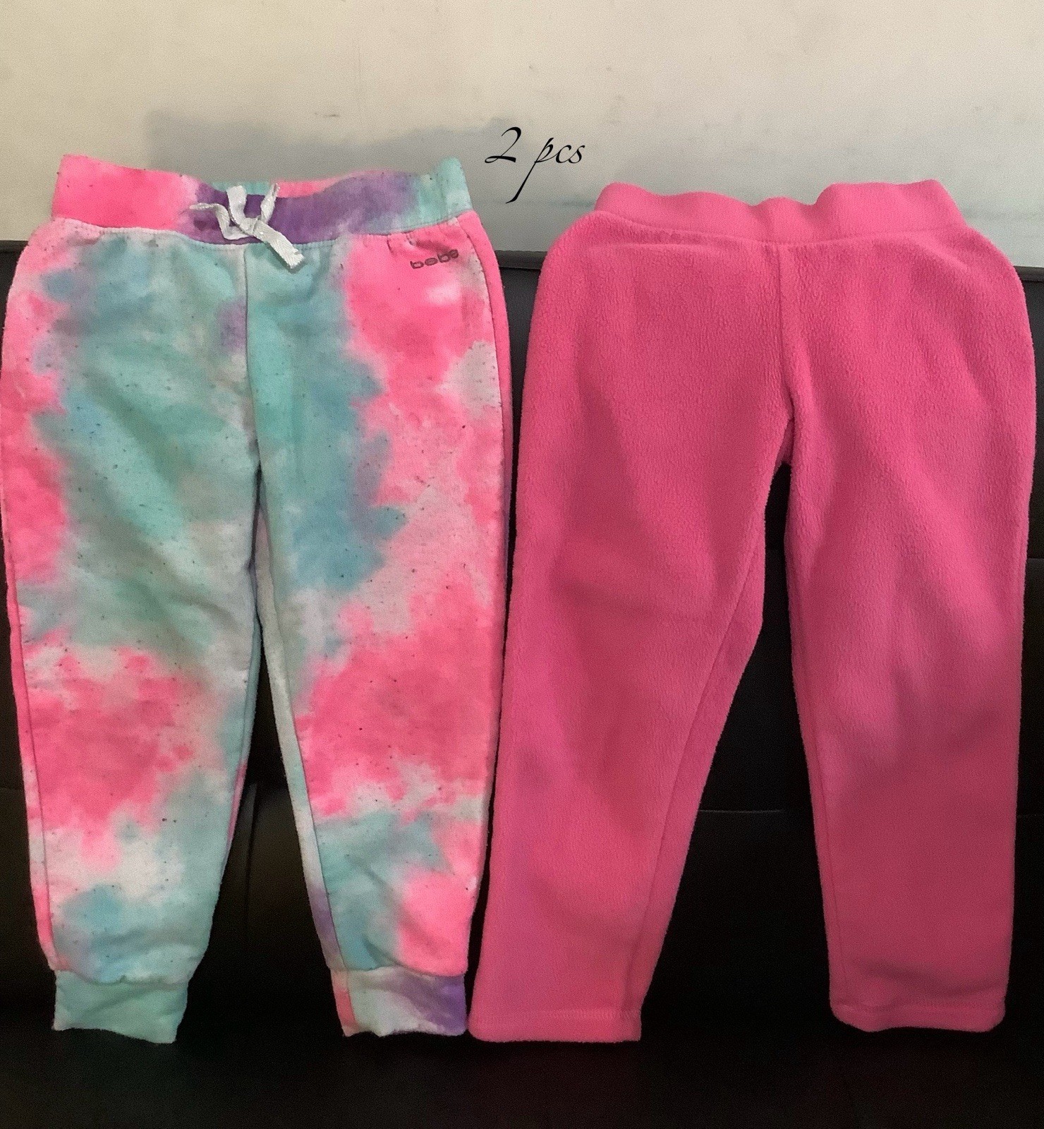 2 Piece Lot Toddler Girl Sweatpants Bebe & Children’s Place Size 4T
