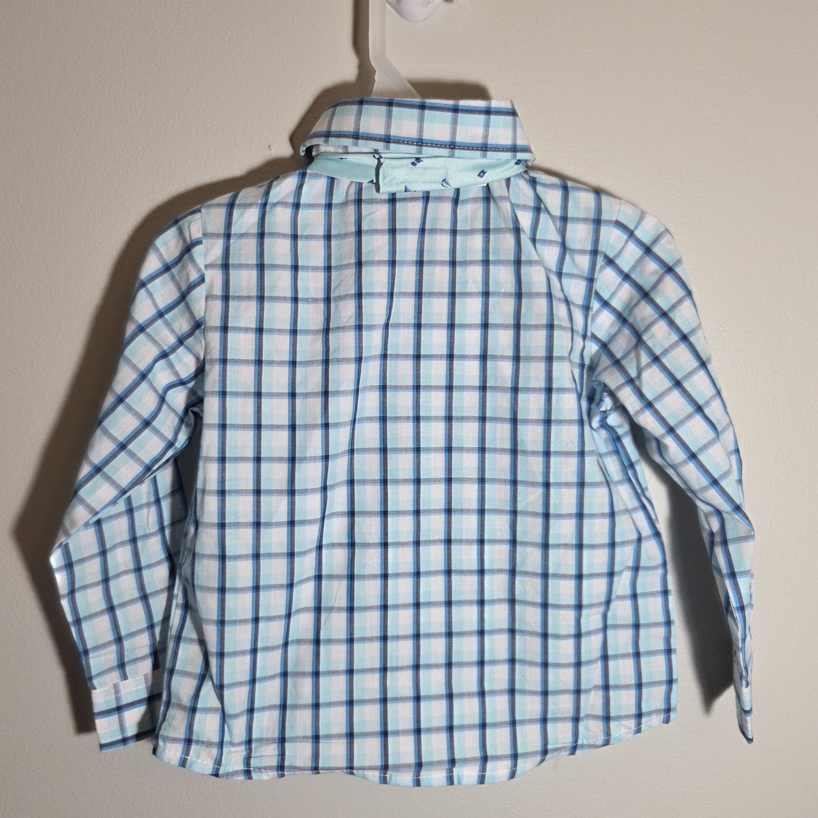 Nautica 24 Month Boys 3 Piece Set Dress Shirt Pants Bow Tie NWOT Free Shipping
