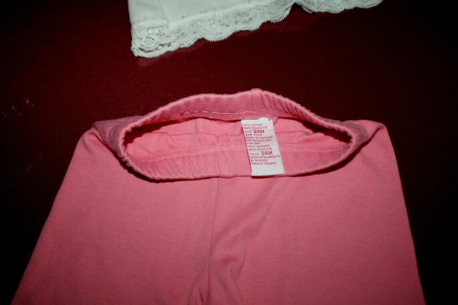 Pink 2pc Girls Clothes 24M Summer Cotton/Poly Blend Outfit Top+Short Pants