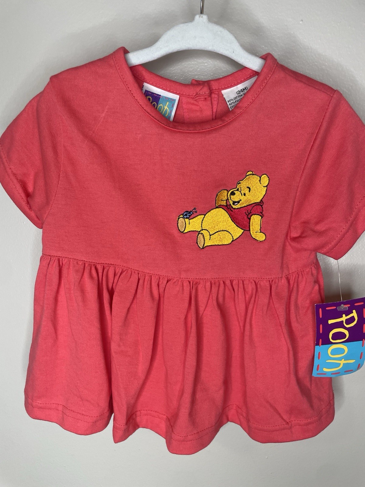 NWT- vintage Y2K- Winnie the Pooh leggings set- embroidered- 24m