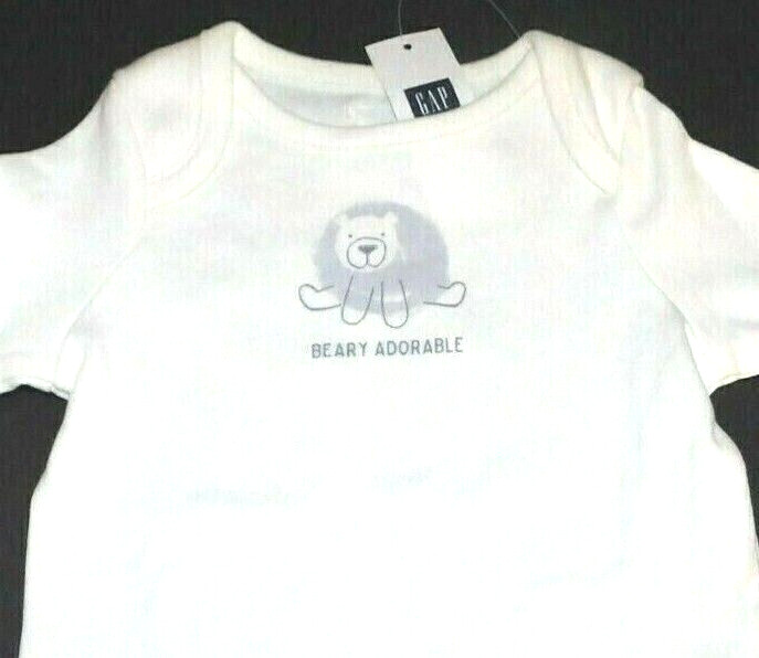 Gap Baby Girl Outfit Bodysuit Leggings SIZES 0-3M, 6-12M Beary Adorable NEW