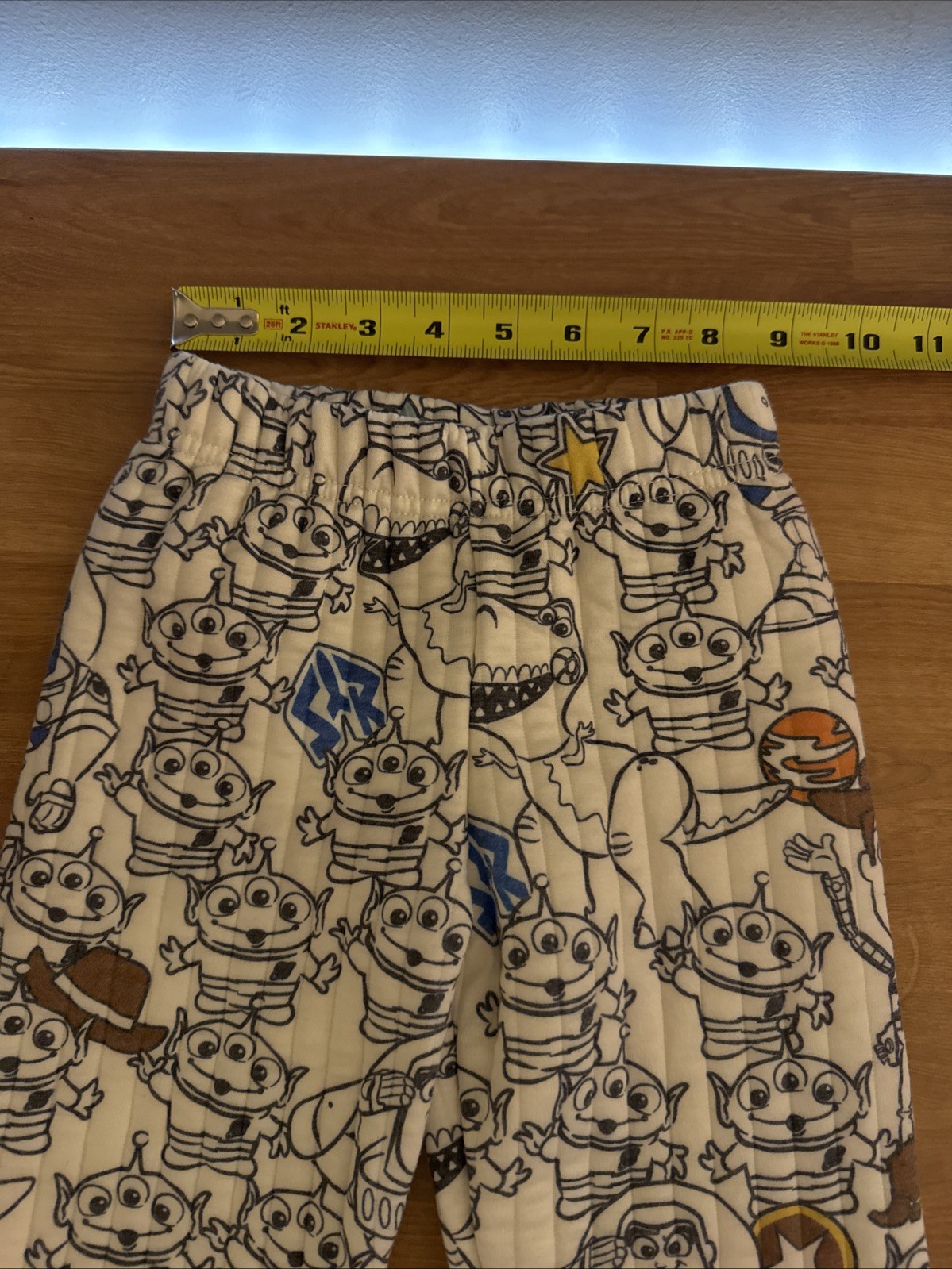 Disney Pixar Toy Story Quilted Jogger Pants Toddler Size 4T Buzz Woody Rex
