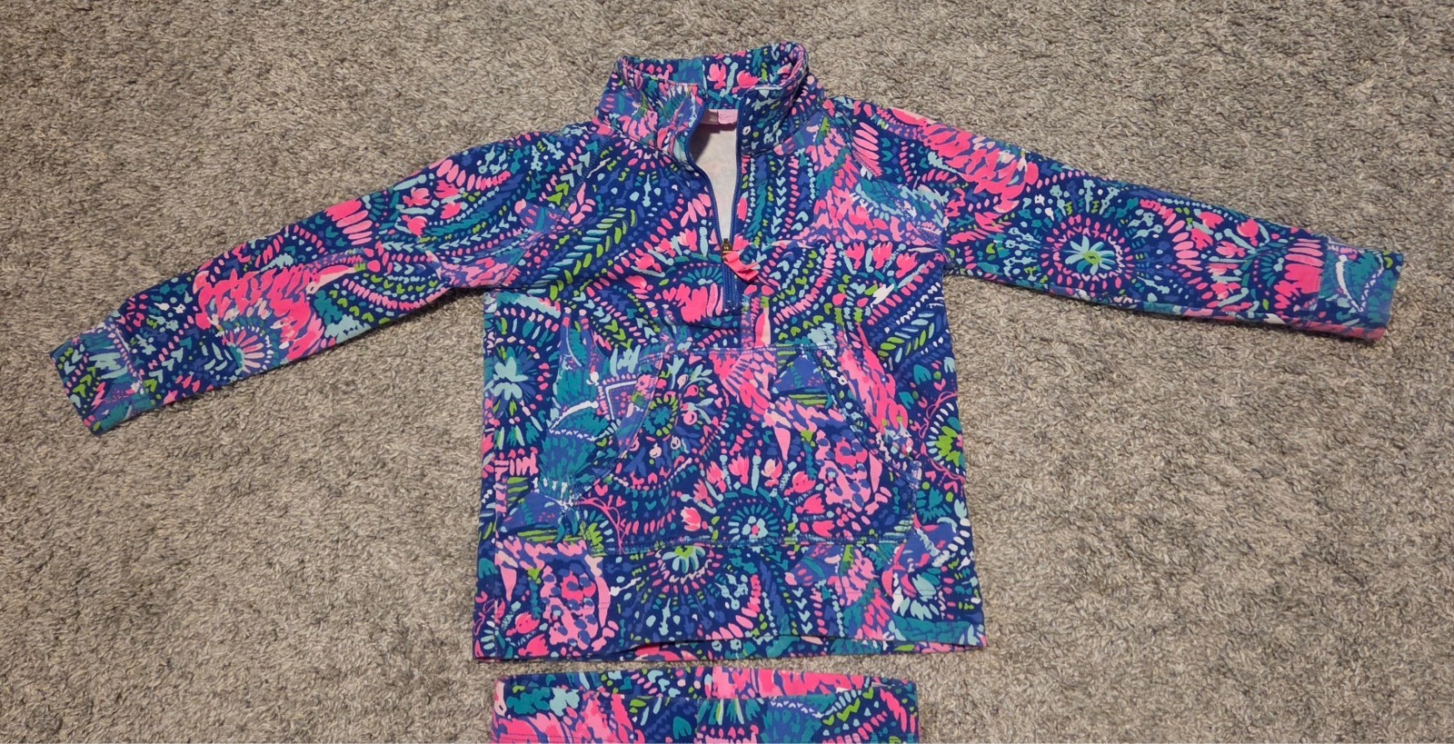 Lilly Pulitzer Little Girls Popover & Pants in No Prob Llama Toddler Size XS 2-3