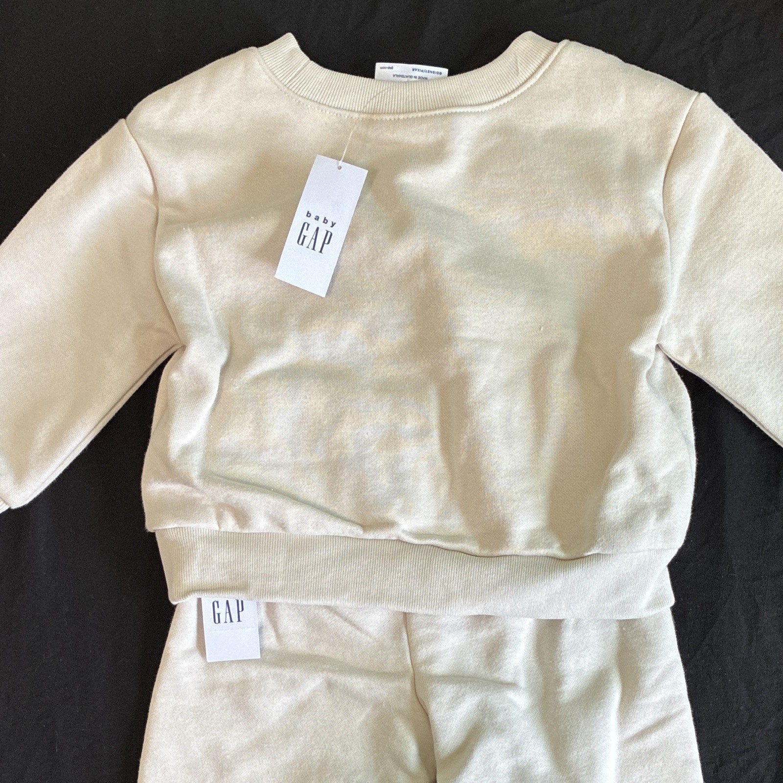 GAP Toy Story Buzz Lightyear 2-Piece Fleece Sweatshirt Pants Set 6-12M Beige