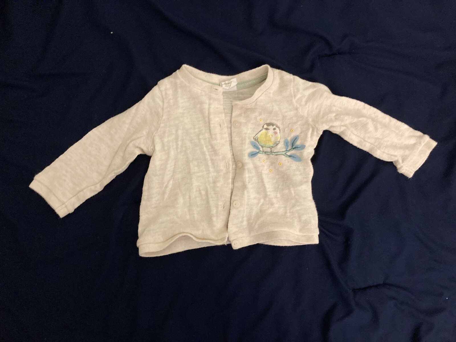 4-6 Months H&M baby girl clothes – 1 piece sweater | solid nature theme