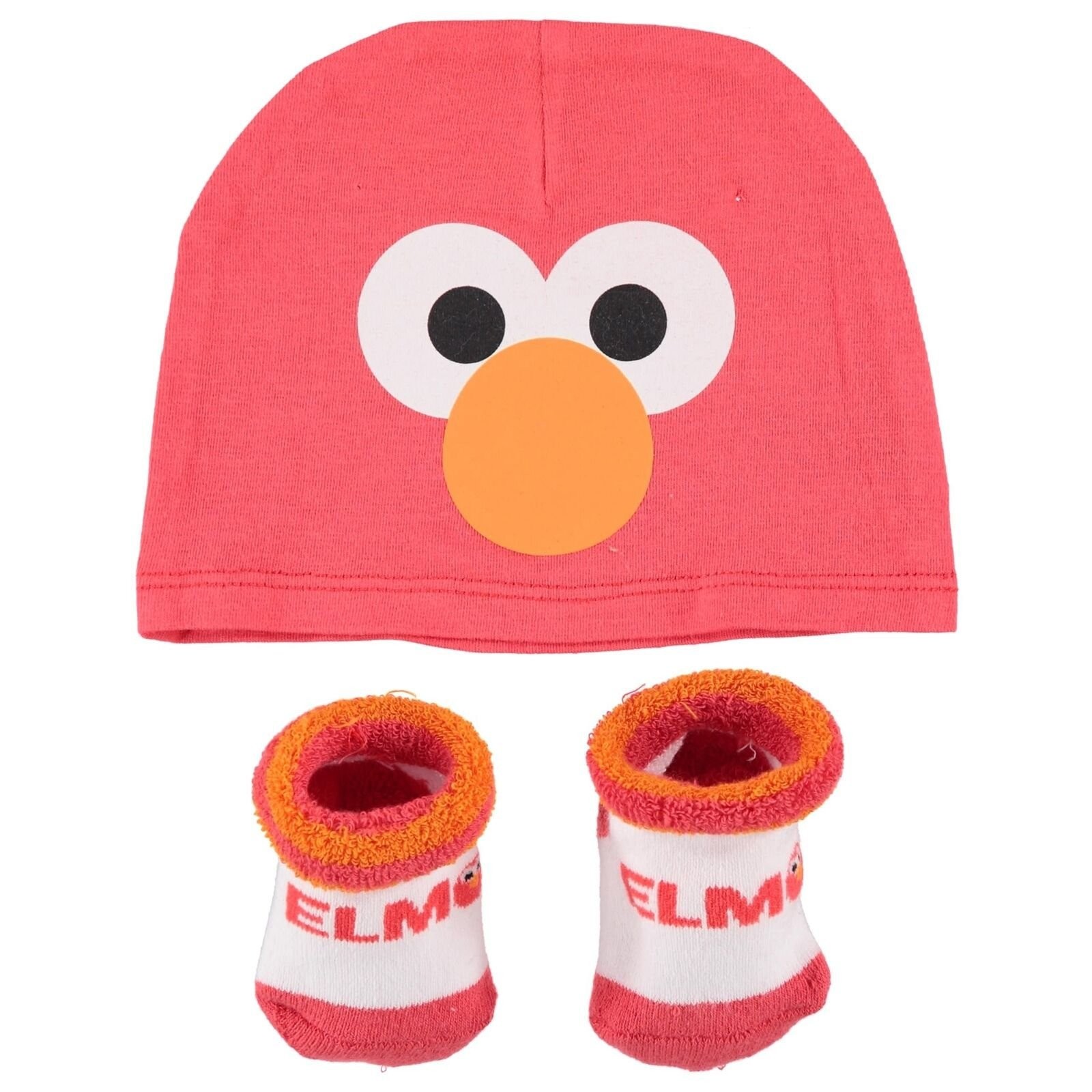 Happy Threads Sesame Street Elmo Baby Gift Set, Baby Clothes Set 3-Piece…