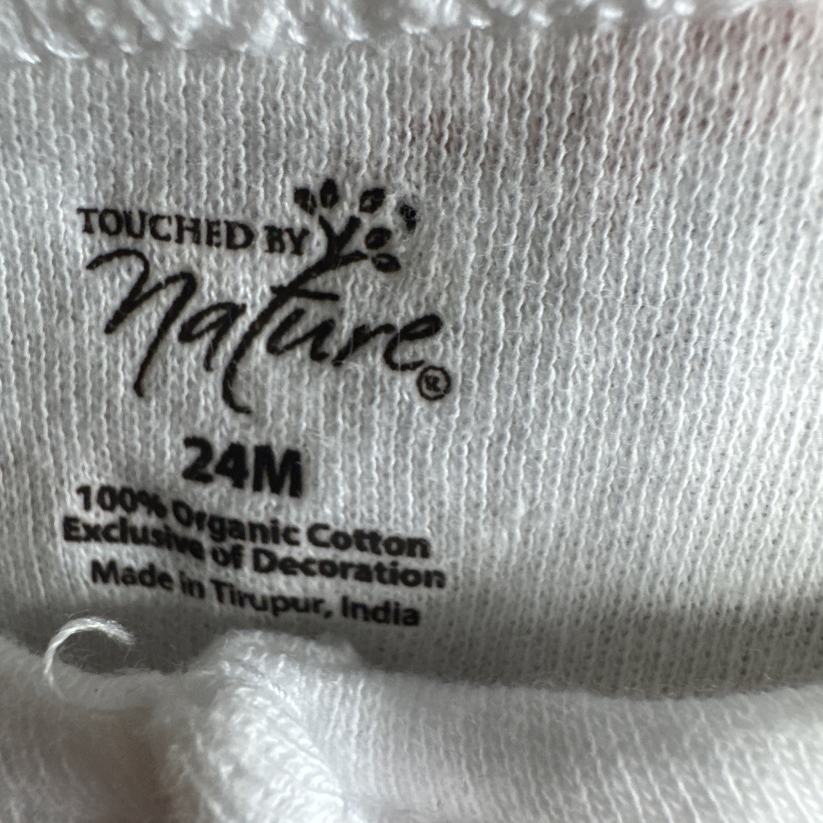 DESIGNED BY NATURE Jumper With Fox Print White 100% Cotton 24 Months