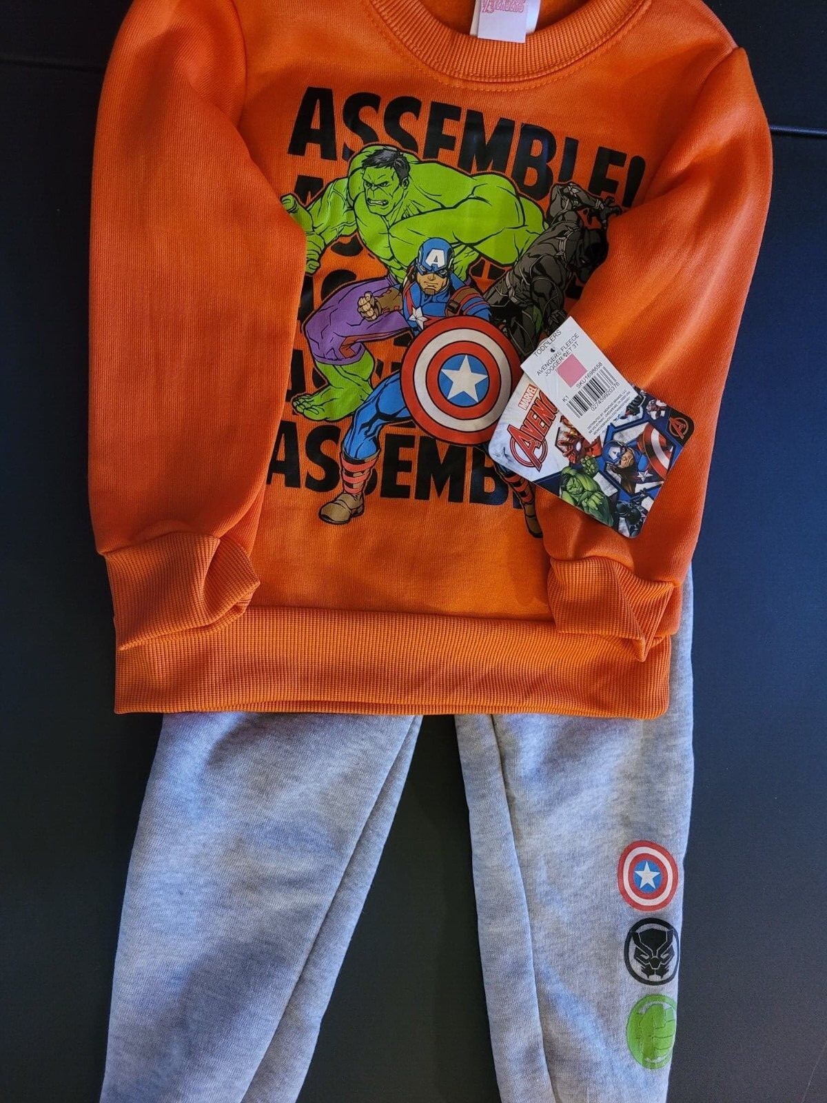 Boys The Avengers Marvel 2pc Outfit Select Your Size New with tags