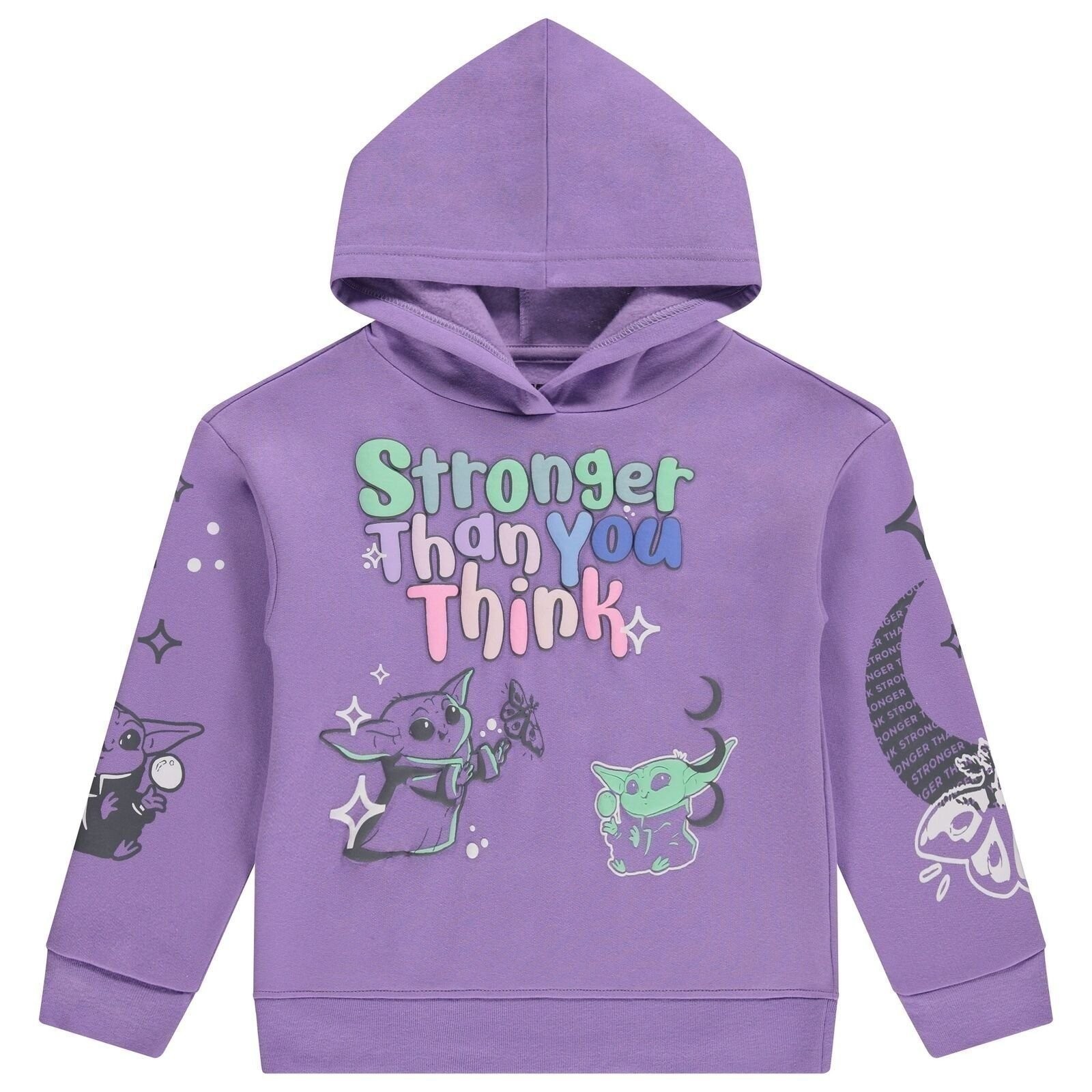 STAR WARS Girls Baby Yoda Clothing Set – Baby Yoda Sweatshirt Hoodie and…