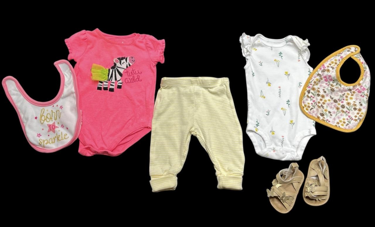 Baby Girl 3 Months 3-6 Months Carter’s Clothes Outfits Sets Lot Bundle