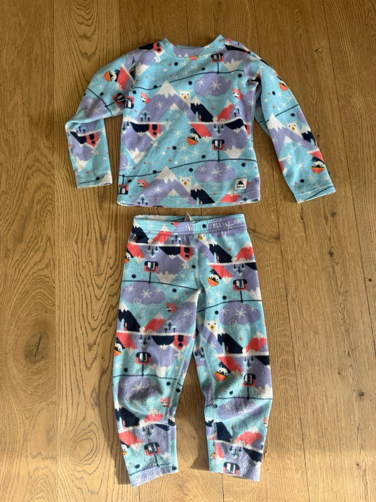 Burton Little Kids Snowboard Ski Set Base Layer Top Shirt Pants 3t