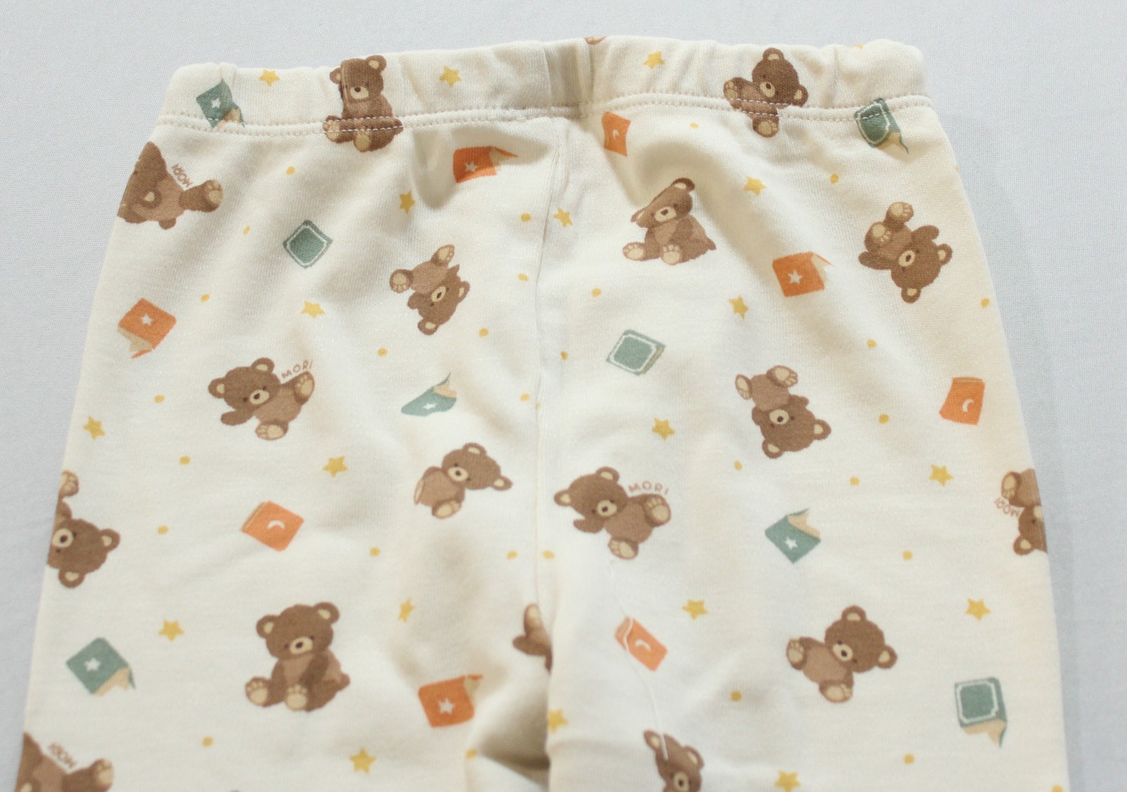 Mori Unisex Toddler’s Pajama Shirt & Pants Set EH6 Teddy Bear Size 3-4Y NWT