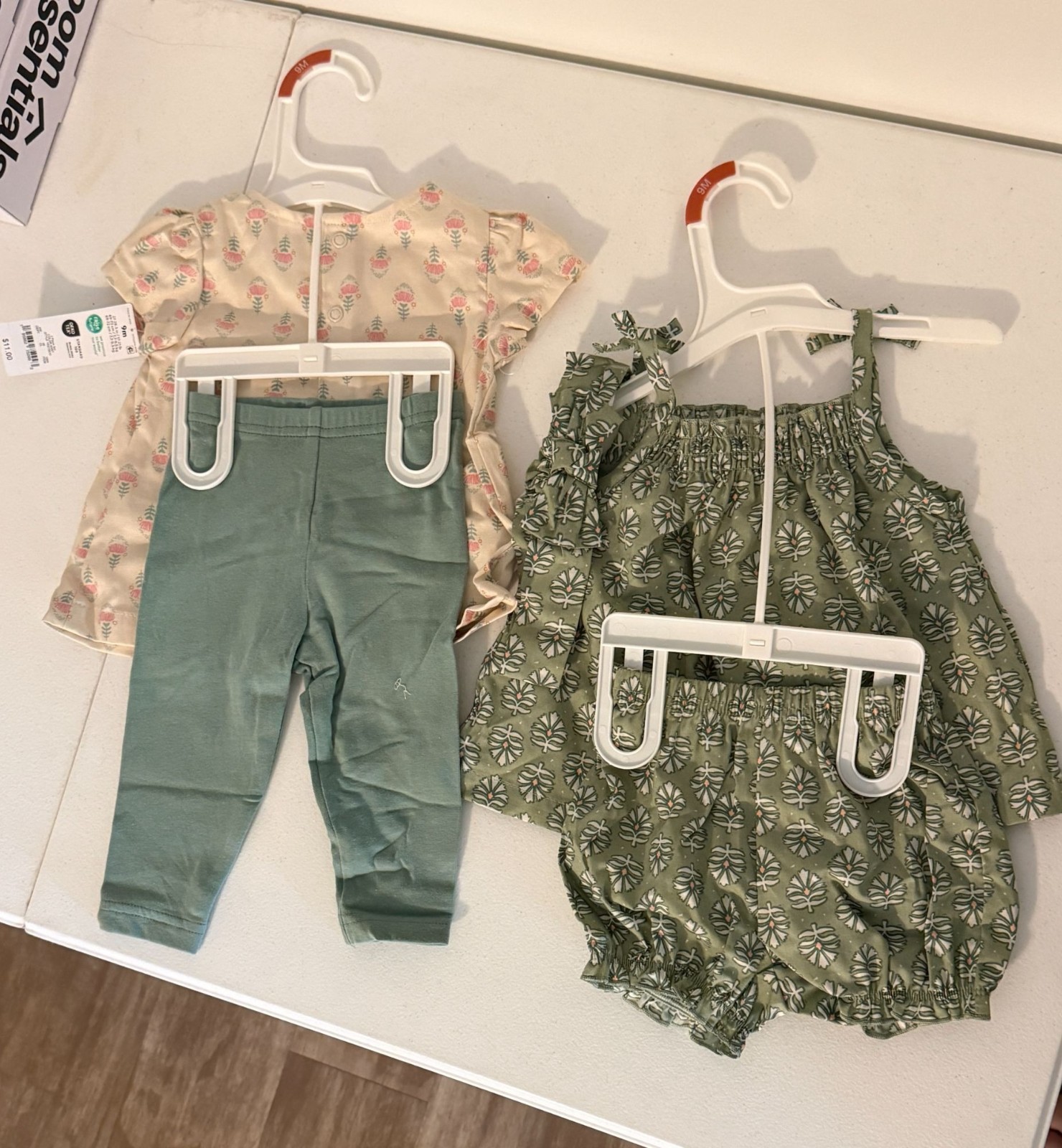2 carters 6-9 month outfits