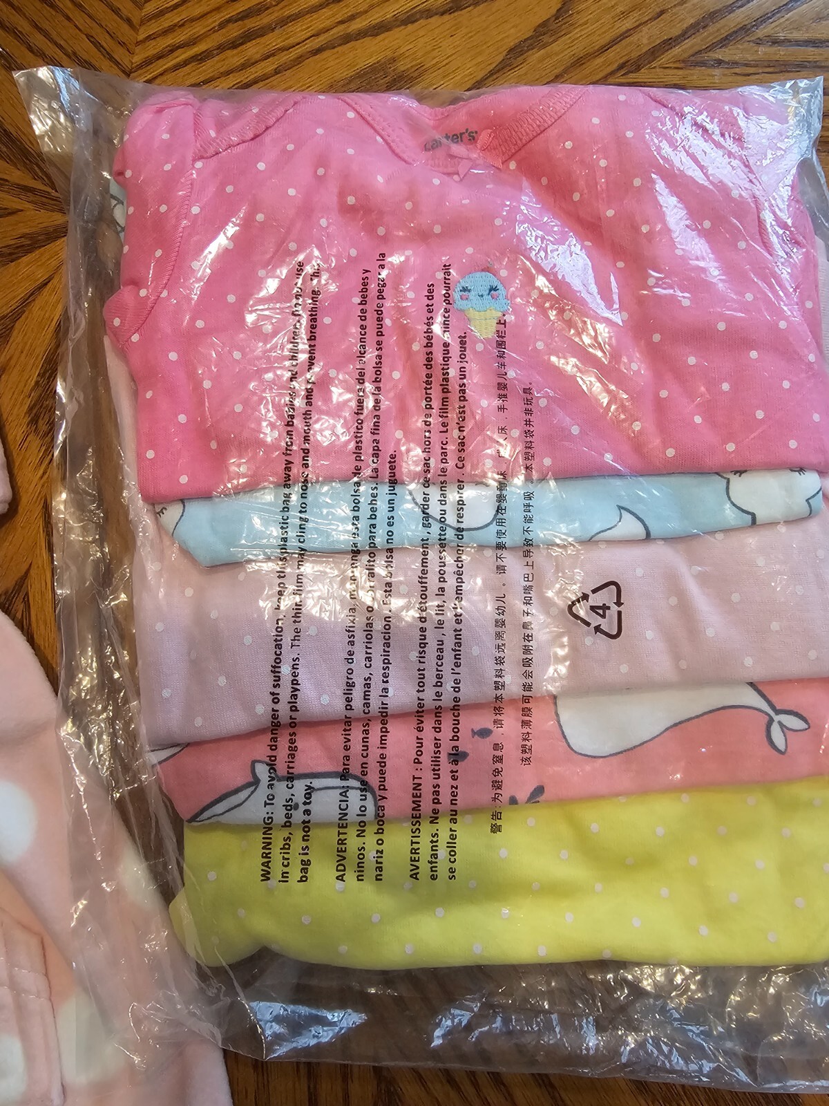 NWT CARTER’S BABY GIRL OUTFITS POLKA DOT ROMPER 12 MONTH CUTE ONE PIECE T-SHIRTS