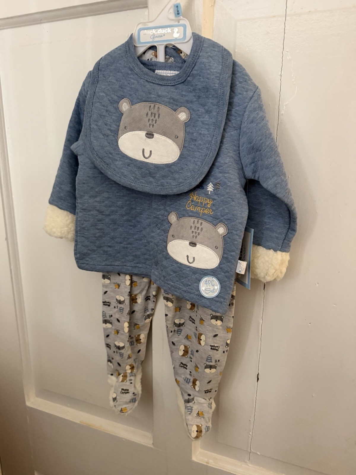NWT baby boy 6-9 Month winter outfit Duck Duck Goose￼ Hat, Sweater, Pants￼