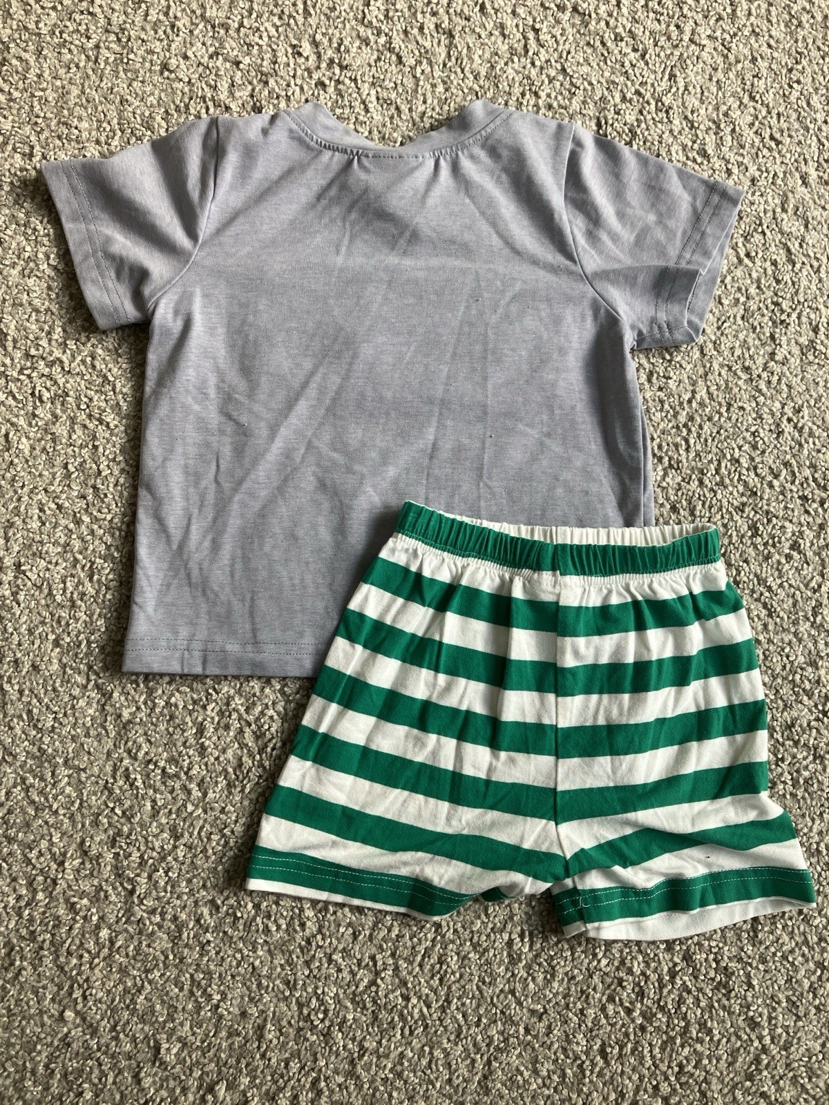 Smocked Mama Disney’s Peter Pan Embroidered 2pc Shorts Set 24M Cotton Striped