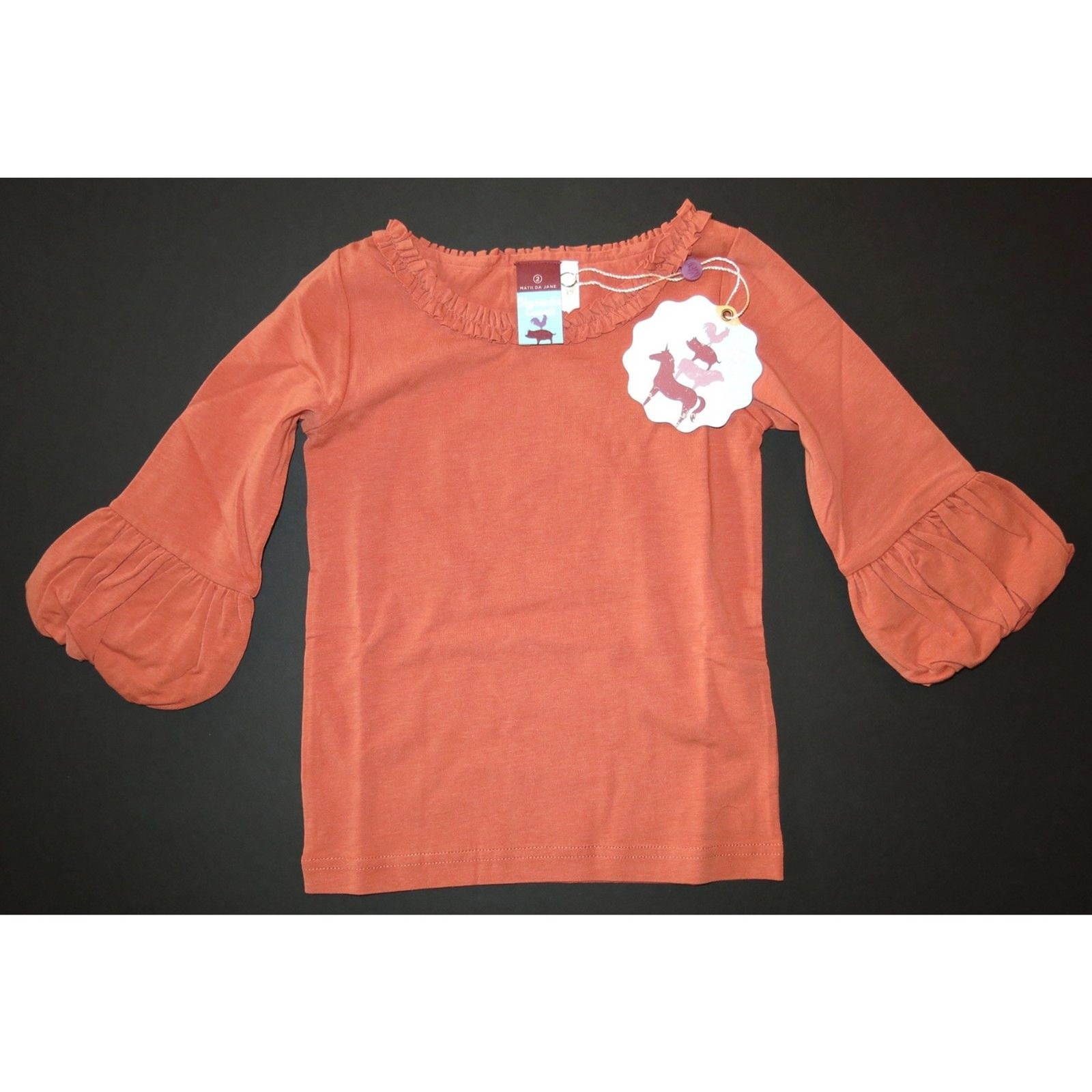 NEW Matilda Jane girls skirt outfit 2 Character Counts t-shirt Sienna puffer top