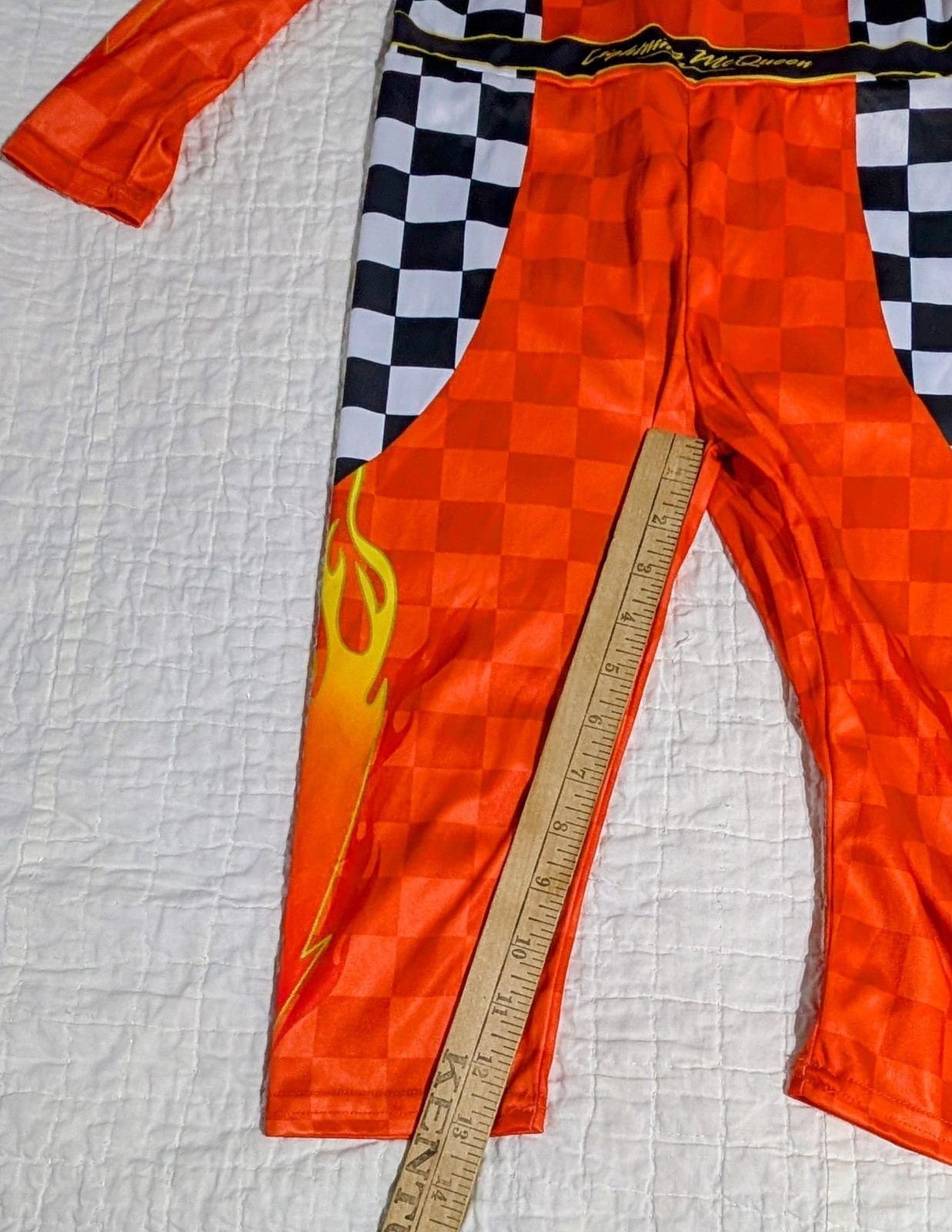 Disney Cars Lightning McQueen Outfit Jumpsuit Size 2T *No Hat* Toddler Kid PIXAR