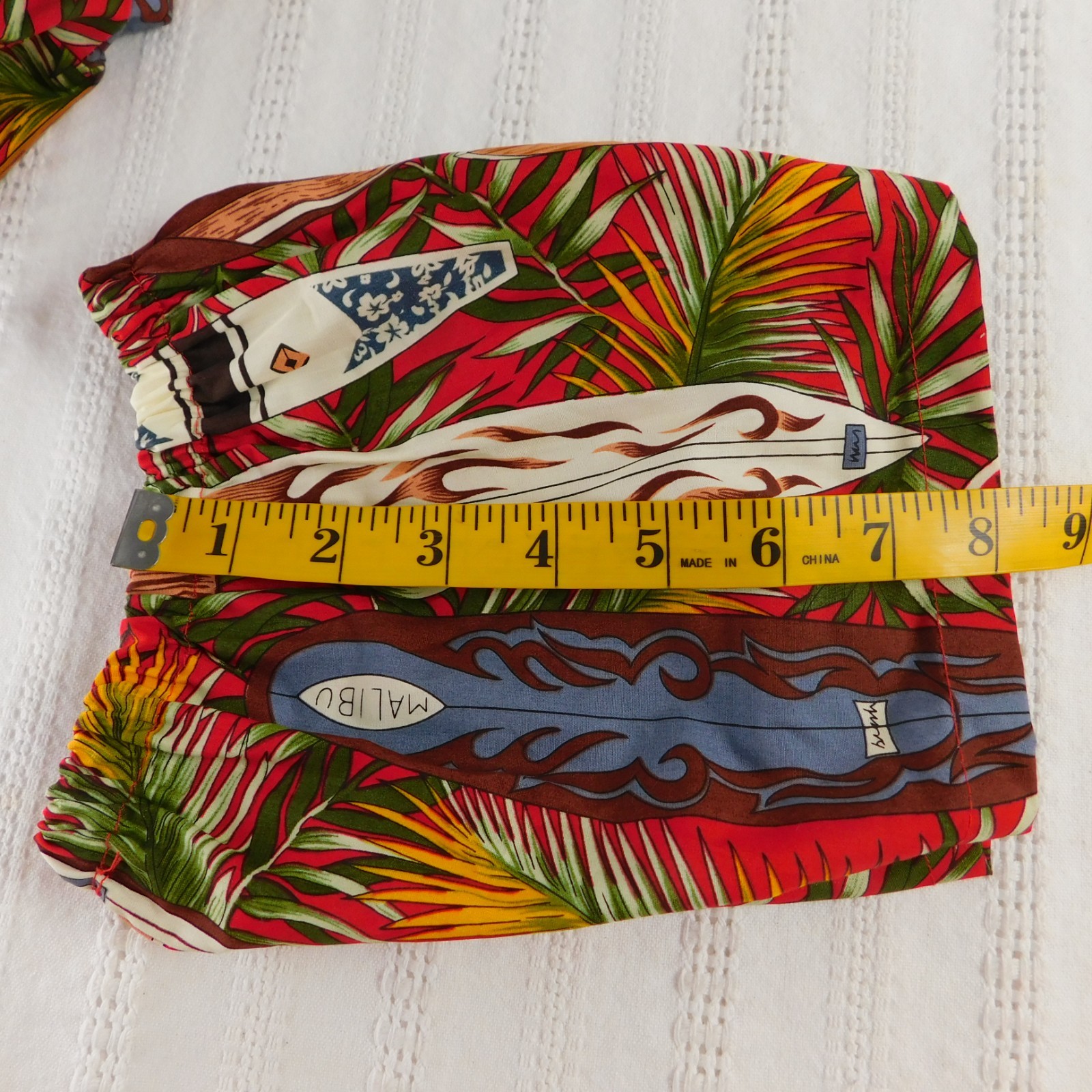 RJC Infant Boy Hawaiian Shirt Shorts Set 12M Cotton Surfboard Tropical Pattern