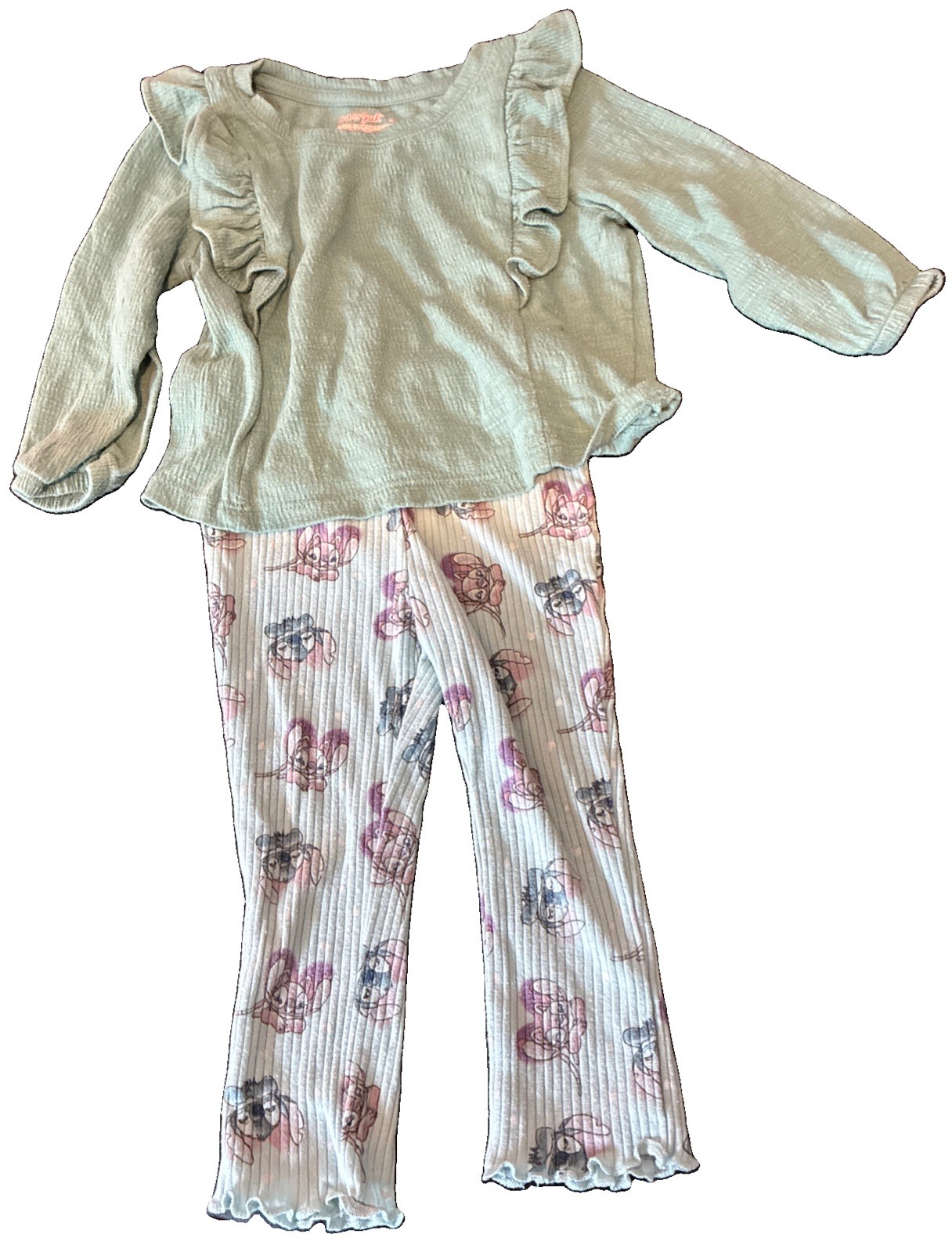 Toddler Girl Clothes Lot 18M Tops & Bottoms Care Bears/Disney Style/Cat Jack 6pc