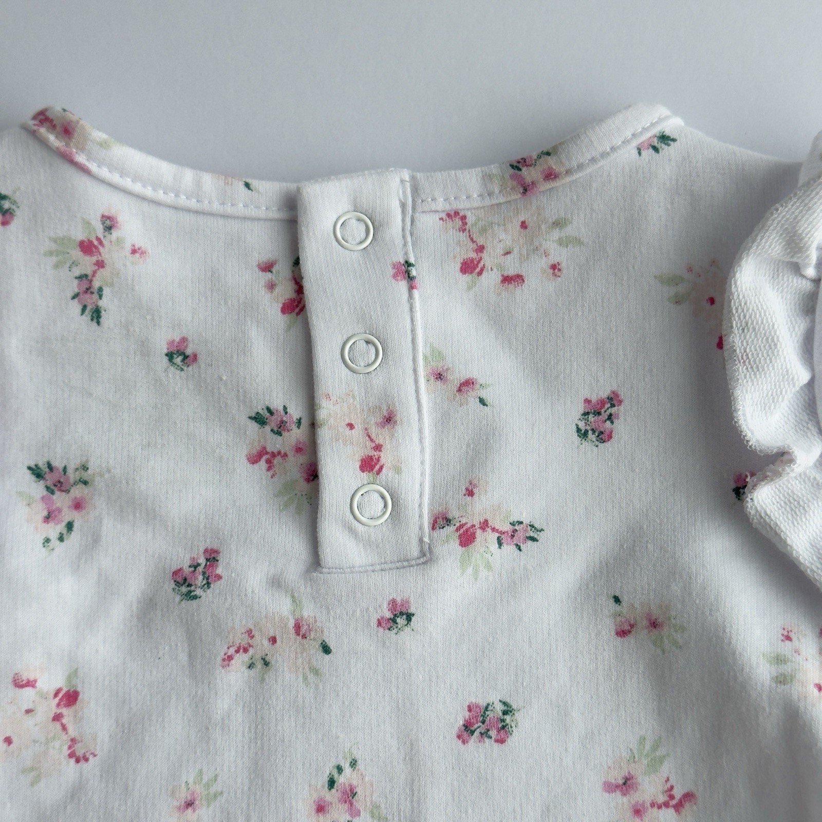 Paris Hilton Girls Baby Girls 18 Months 3-Piece Shorts Outfit White Floral NWT