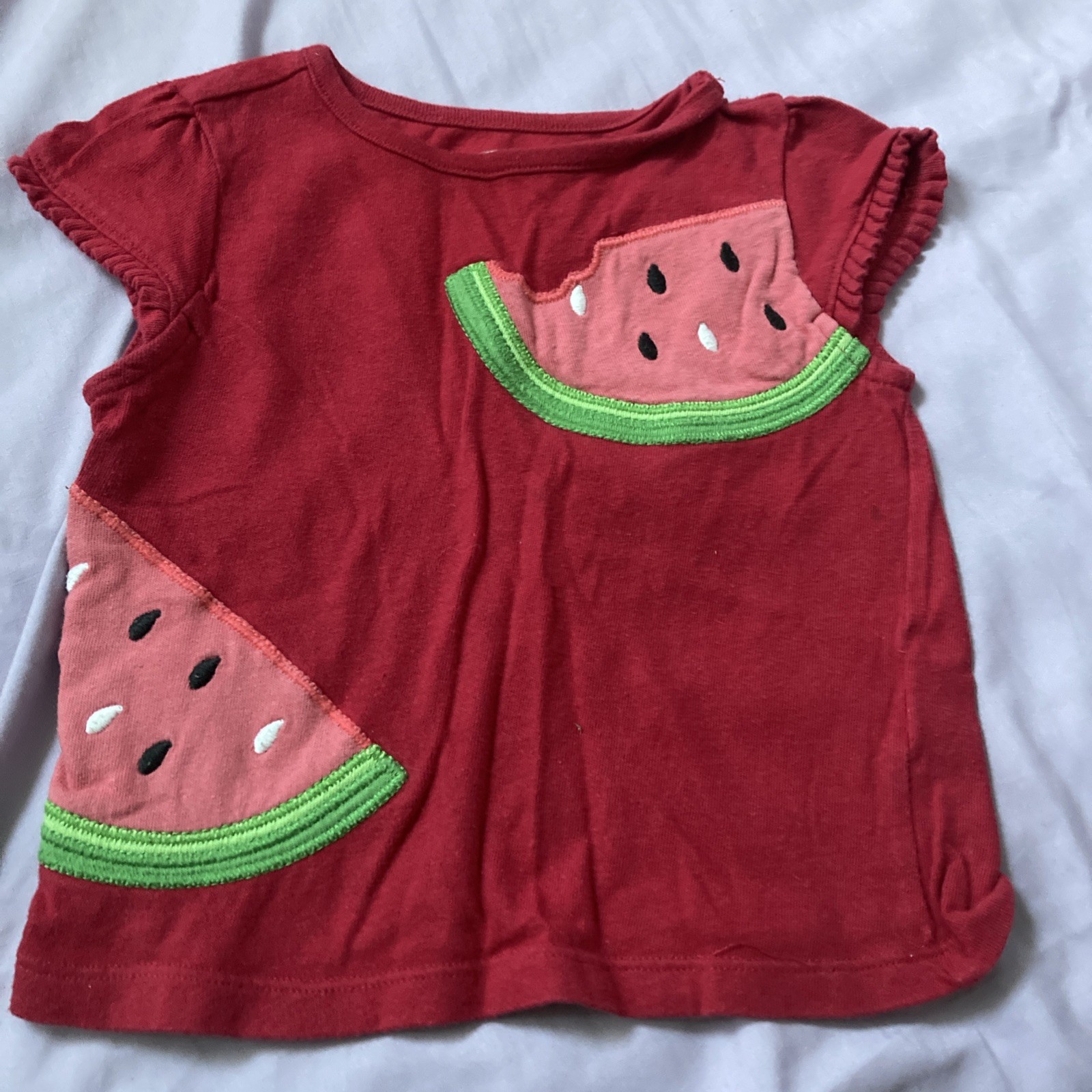 Lot of Girls Size 3 Clothes Sweater Cardigan Shirt H&M Minnie Mouse Watermelon