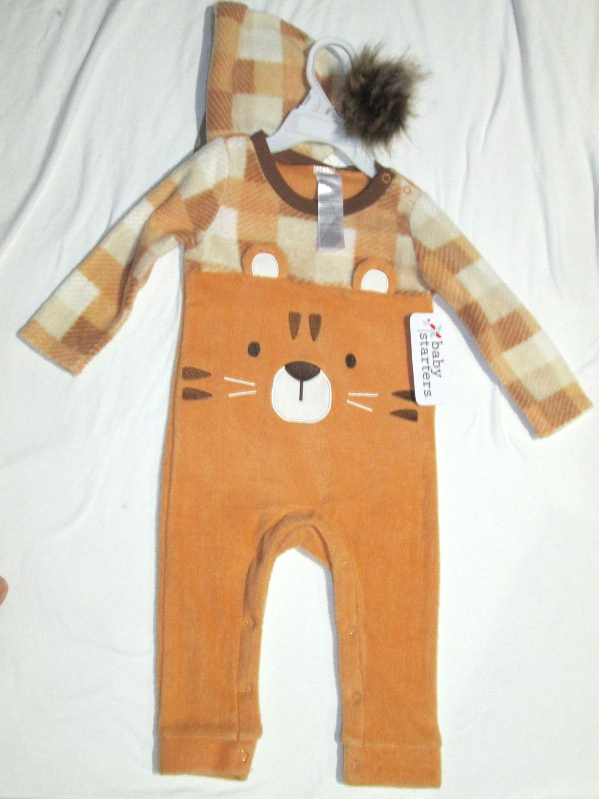 RASHTI & RASHTI Baby Starter Baby Boy 2-Piece Set-SZ 12 mth-GOLD FLEECE-NWT-bear
