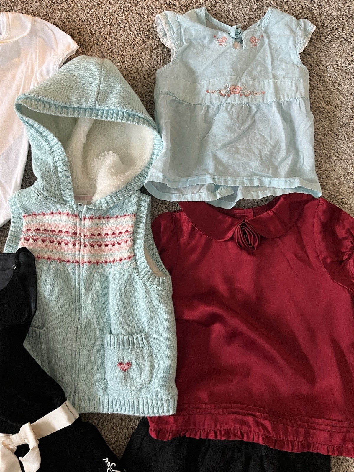 Huge Lot Janie And Jack Toddler Girls Clothing 11 Pieces Pants Shirts Dresses 2T