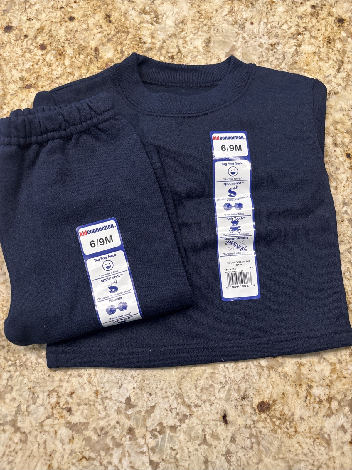 Kid Connection Two Piece Sweatsuit Size 6/9 Month Brand New