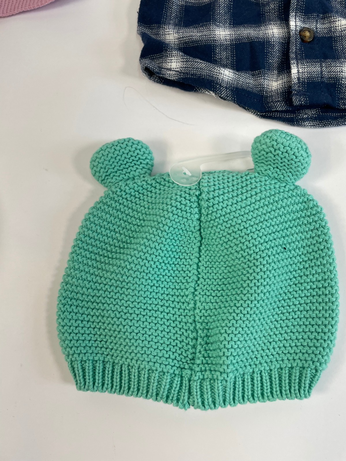 Lot of 5 – Assorted Toddlers Clothing: Hat, Bodysuit, Shirt