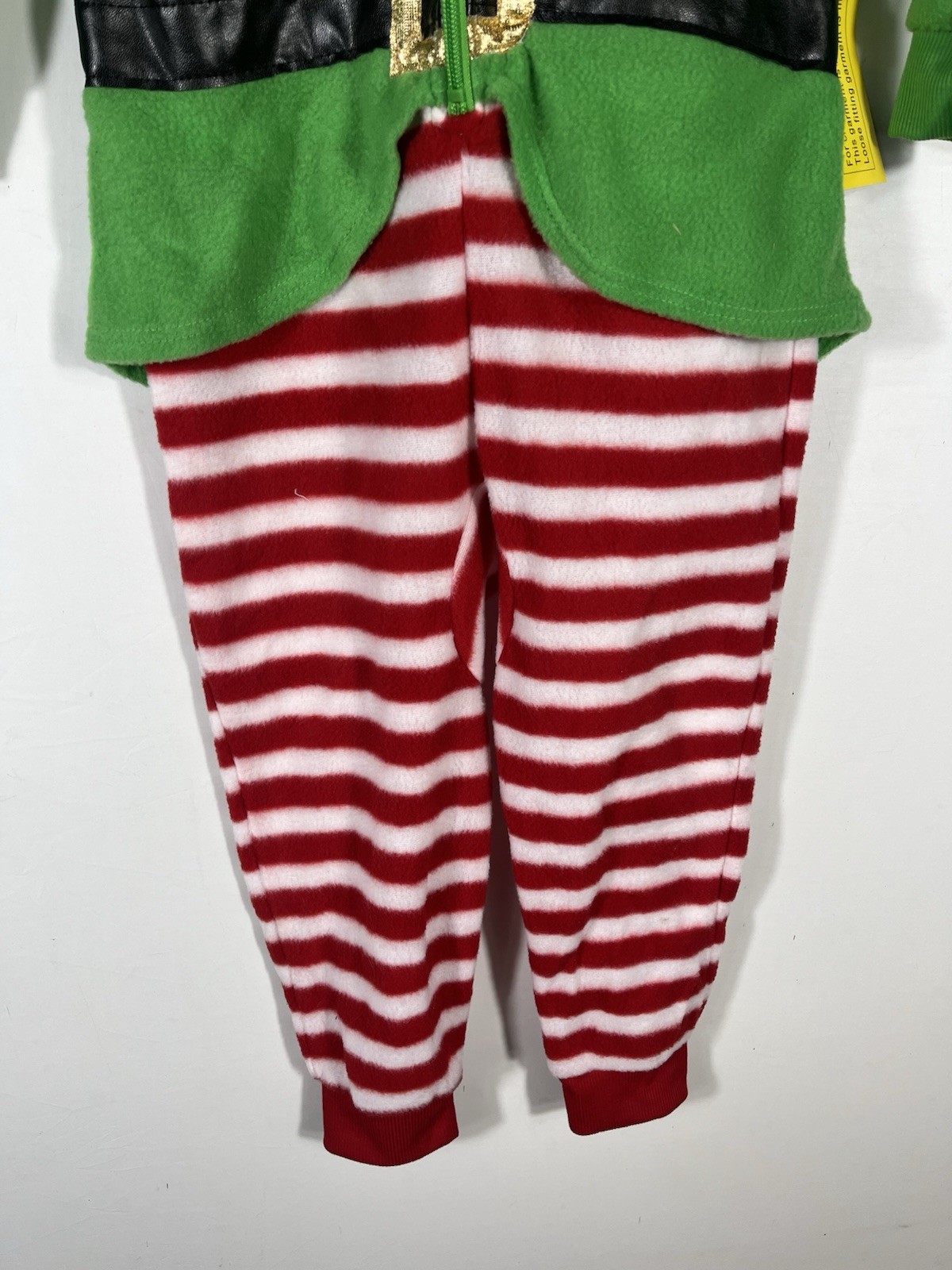 Buc-ee’s 4T 5T Christmas Outfit One Piece Boys Girls Elf Beaver Hood Bucees PJs