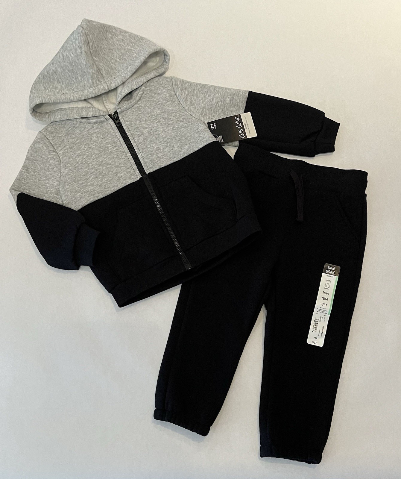 Baby Boy Clothes 18 Months Pants Hooded Jacket 2 PC Set Cute Outfit New